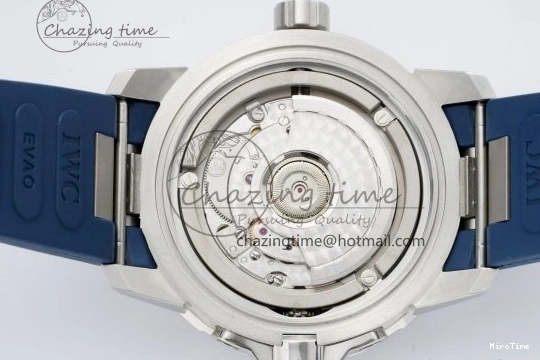MIROTIME 0501 WellDesigned Aquatimer Automatic SS RSF 1:1 Best Edition Blue Dial on Blue Rubber Strap A 7057